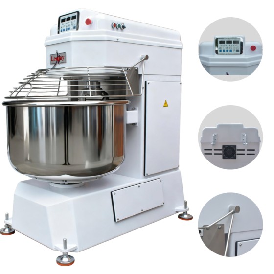 75kg Dough Mixer Leapay for Food Factory, Large-Capacity Automatic Dough Kneading Equipment, Special Equipment for Bakeries